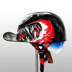Moto baseballpetstijl helm met DOT- en ECE-certificering