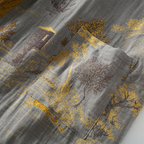 Kimono da Soggiorno in Cotone Puro Eleganza Rustica per Donna