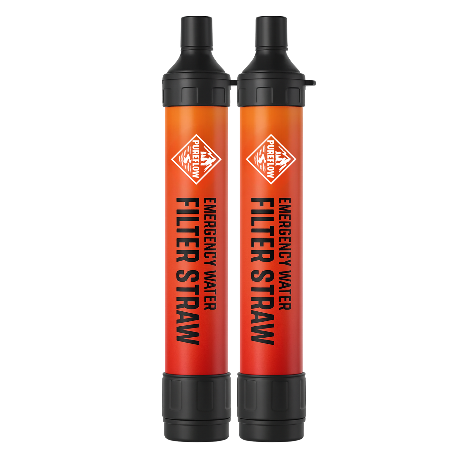 Filtro de agua de emergencia de 4 etapas en forma de sorbete