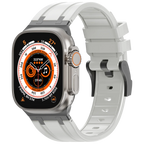 Deluxe Aurion Metal Head Silicone Band for Apple Watch | Petprovac