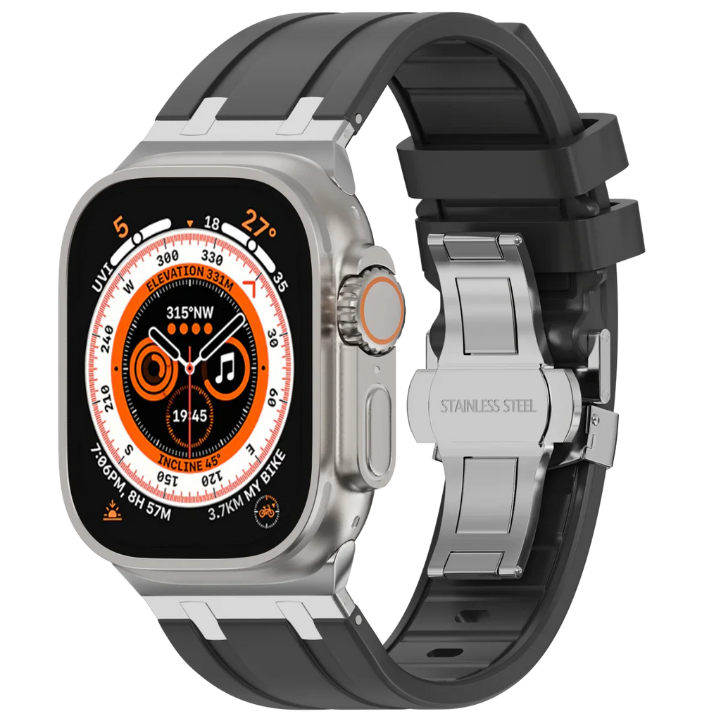 Vellora silikonový pásek s motýlkovou sponou pro Apple Watch | Petprovac