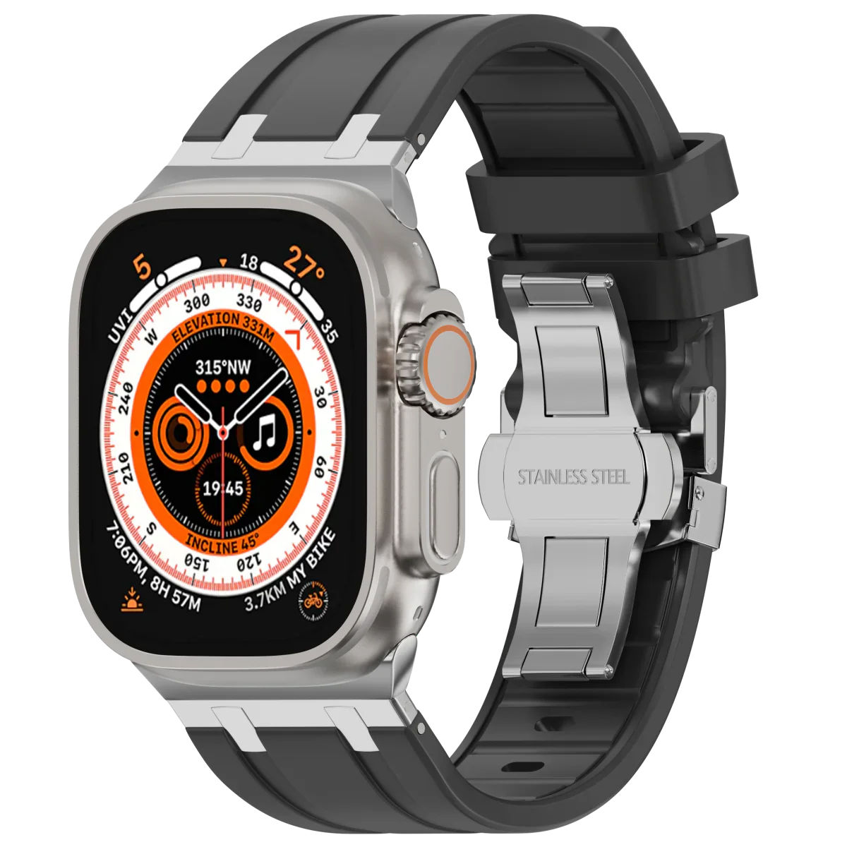 Vellora silikonový pásek s motýlkovou sponou pro Apple Watch | Petprovac