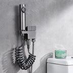 Miraqua kézi WC bidé permetező készlet kettős kimenetű szögcsappal | Petprovac