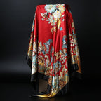 Large square scarf Simulation silk scarf All-match scarf Scarf