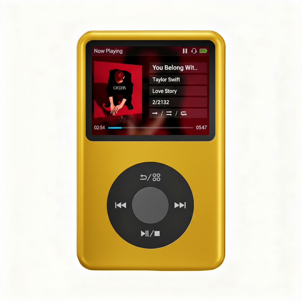 High-Capacity Distraction-Free MP3 Player for Pure Hi-Fi Audio