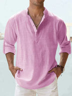 Erick Men's Linen Shirt for Breathable Summer Comfort