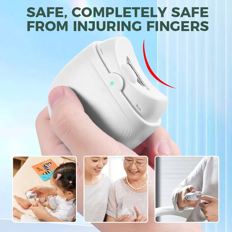 Nail Clipper Electric With Automatic Trim And Polish For All Ages