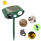 FloraShield Solcelledrevet Ultrasonisk Hjorteafskrækkende Med To Komma Fem Sekunders Udsendelser