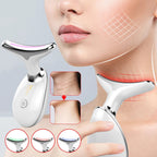 Lumiva Massageador Facial e de Pescoço EMS 7 em 1 para Reafirmar