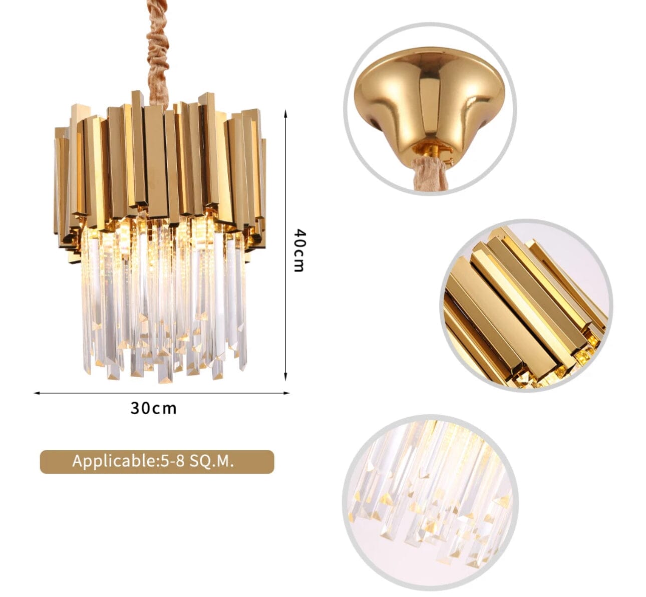 Aurelia Crystal Pendants