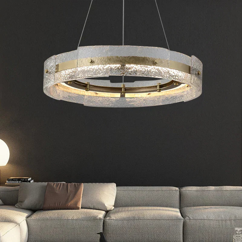 Lampadario in vetro Hawthorne