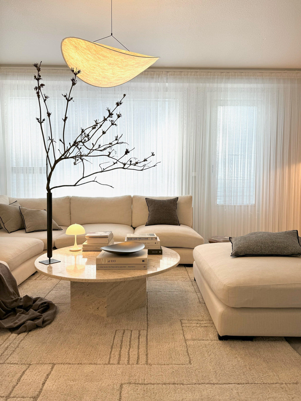 Lyria | Chip-formet Blad Lysekrone