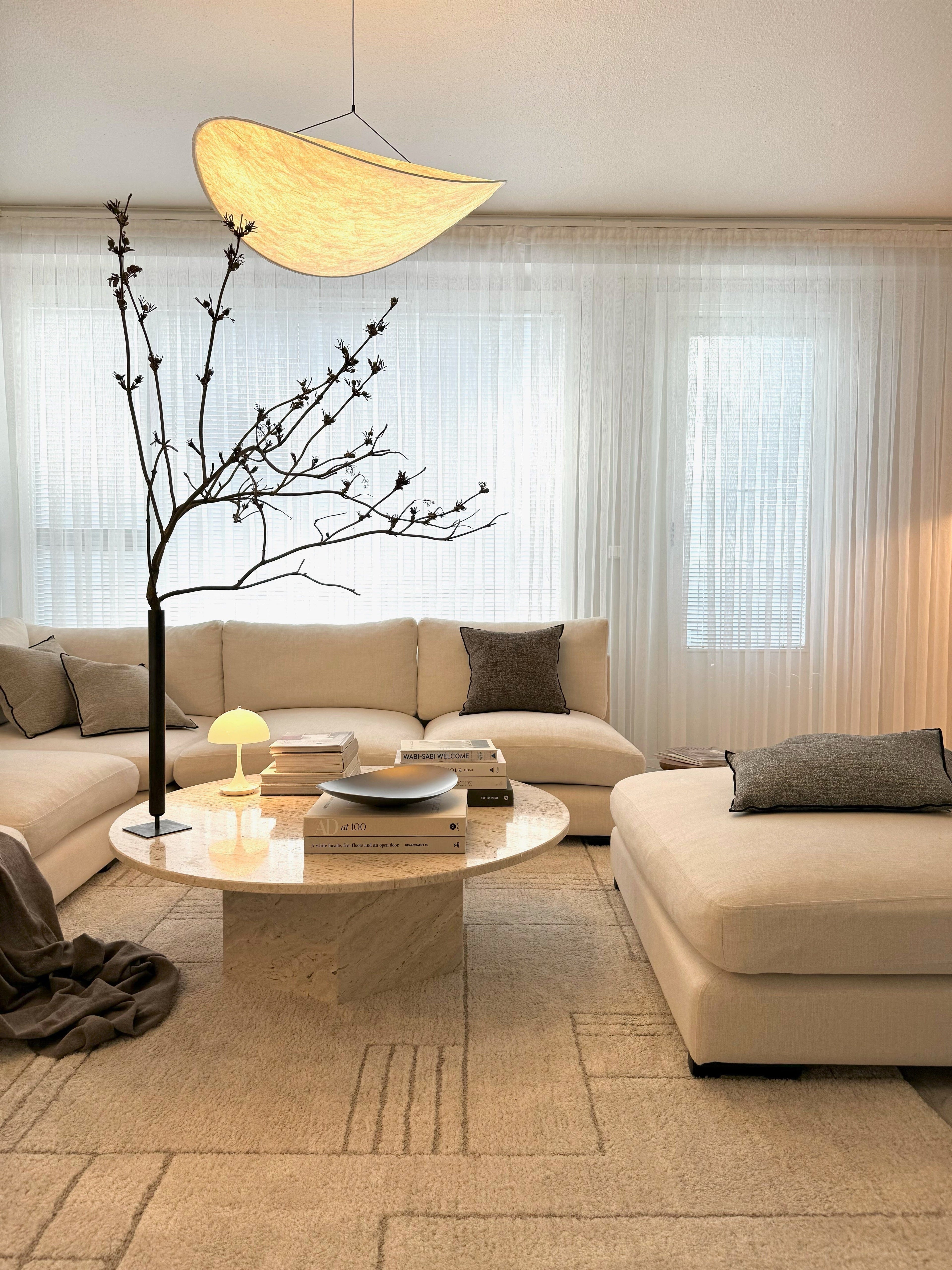 Lyria | Chip-formet Blad Lysekrone