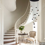 Avella Dråbeformet Glas Lysekrone