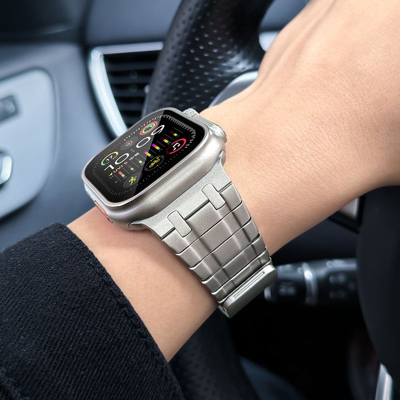 Alera | Frostet rustfritt stål magnetisk rem for Apple Watch | Petprovac