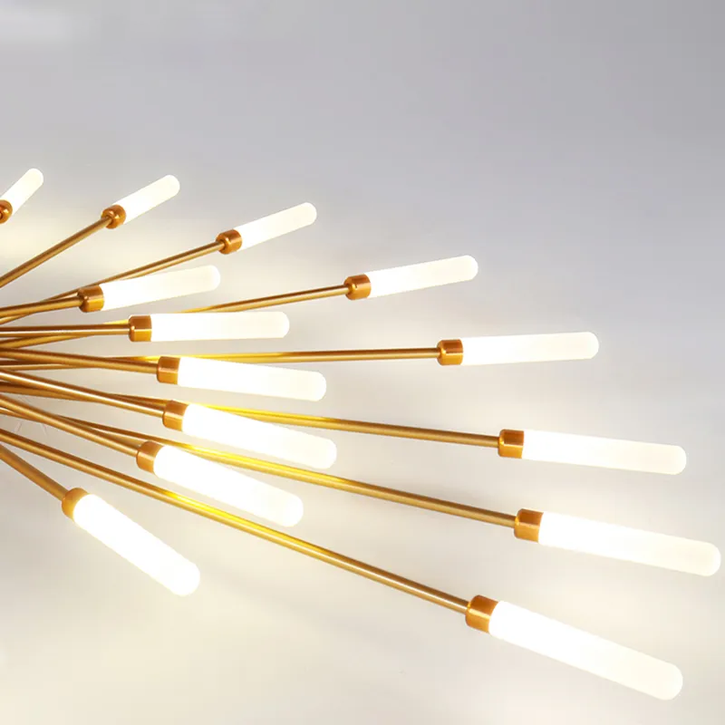 Lunara Pendant Light Nordic Fireworks Minimalist Chandelier