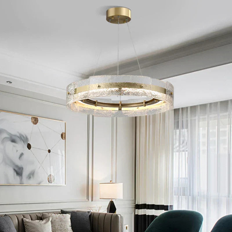 Lampadario in vetro Hawthorne