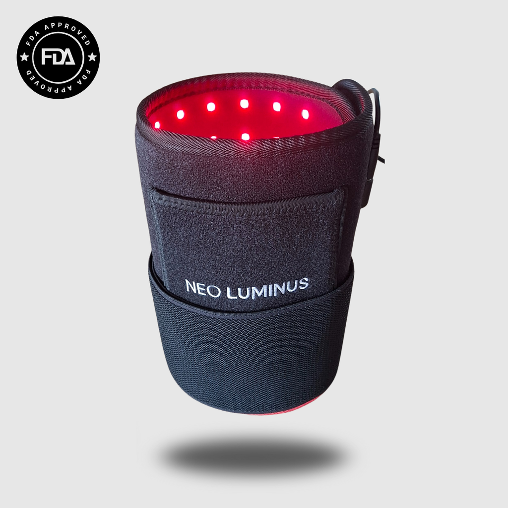 Support de coude pour articulations avec coussin de lumière infrarouge rouge