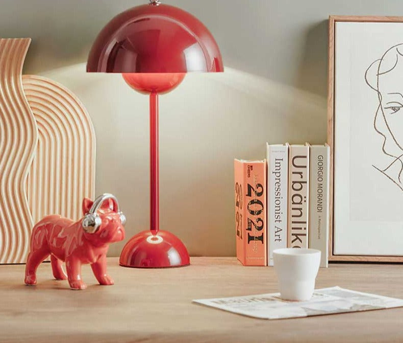 LumaMyco Pilzlampe Vintage Mid Century Glow Edition