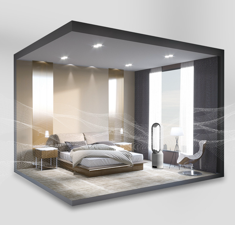 BreezeNova מקרר ומטהר אוויר 3 ב-1 עם תנודה