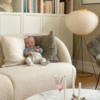 Kaze Rice Paper Floor Lamp - Japanese-Inspired Ambient Glow