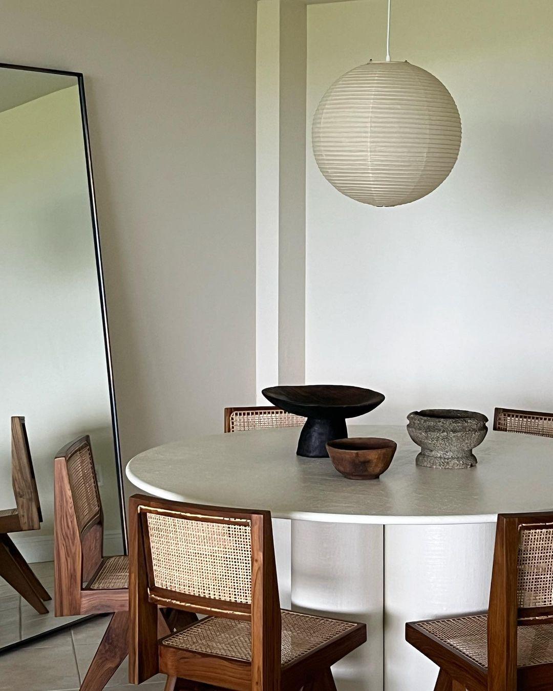 Kirei Studio Pendant Light Akari Inspired Mid Century Lamp