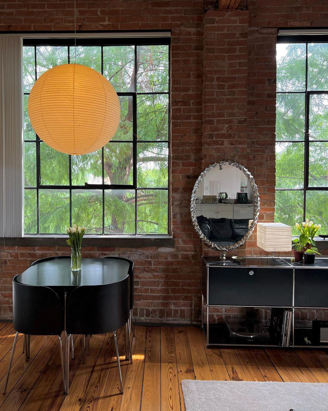 Kirei Studio Pendant Light Akari Inspired Mid Century Lamp