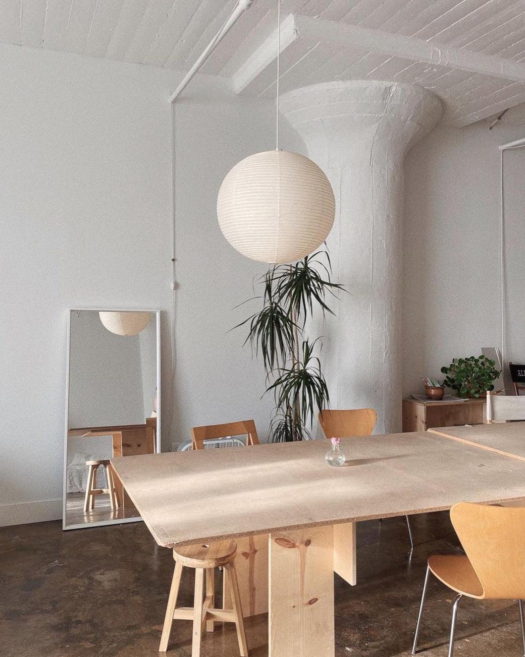 Kirei Studio Pendant Light Akari Inspired Mid Century Lamp