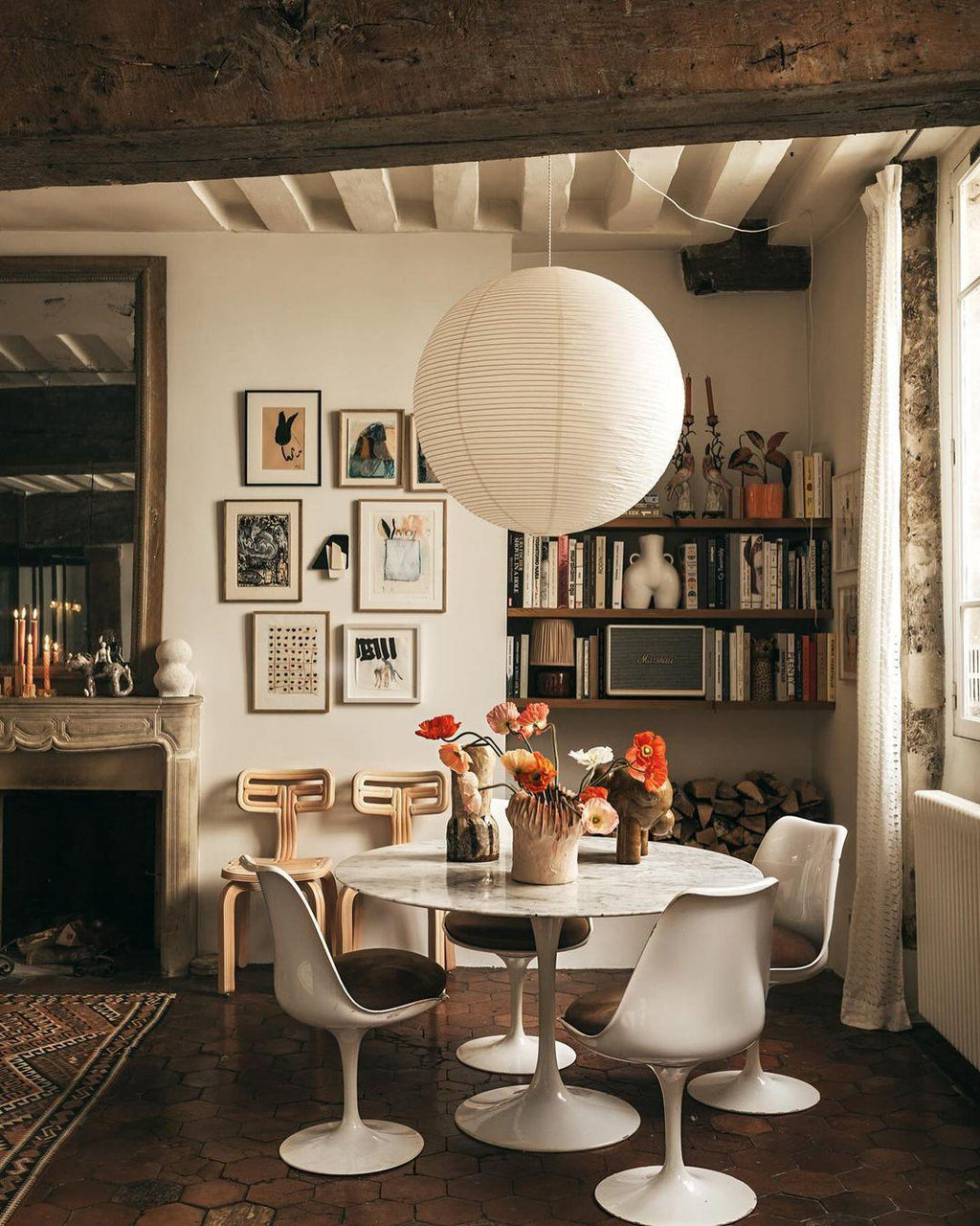 Kirei Studio Pendant Light Akari Inspired Mid Century Lamp