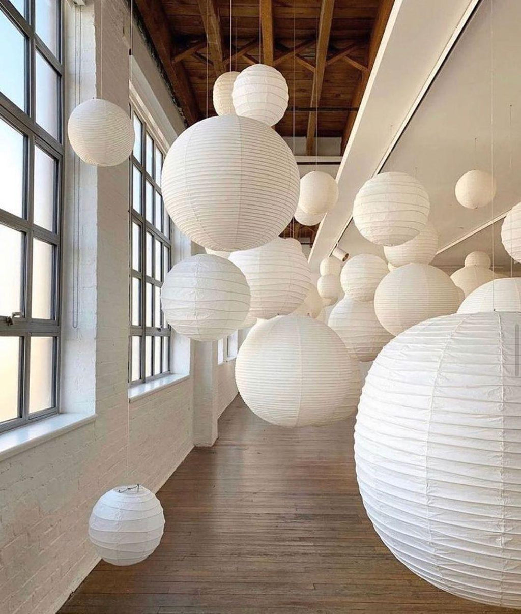 Kirei Studio Pendant Light Akari Inspired Mid Century Lamp