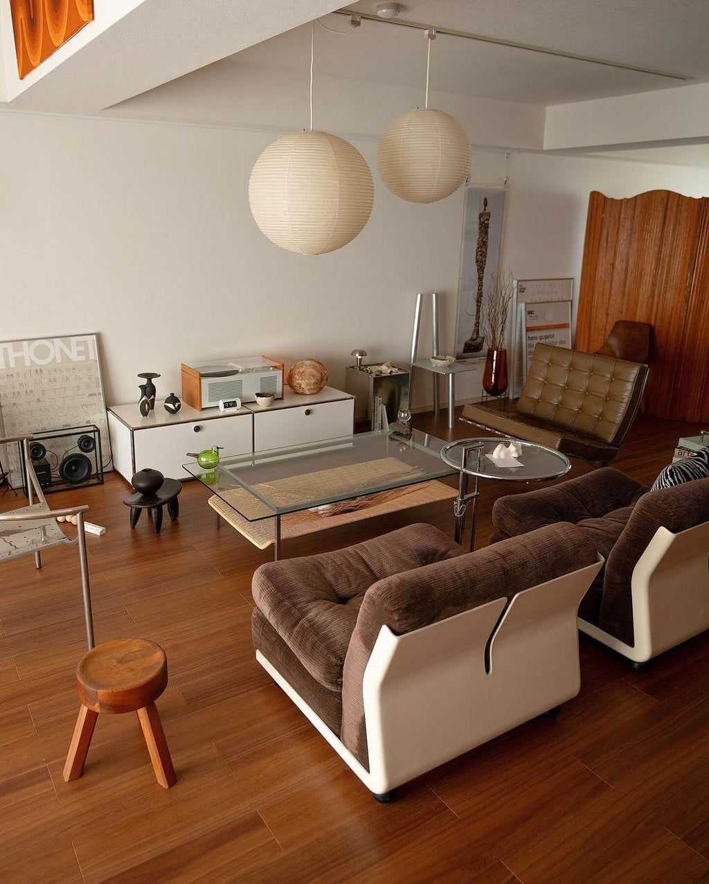 Kirei Studio Pendant Light Akari Inspired Mid Century Lamp