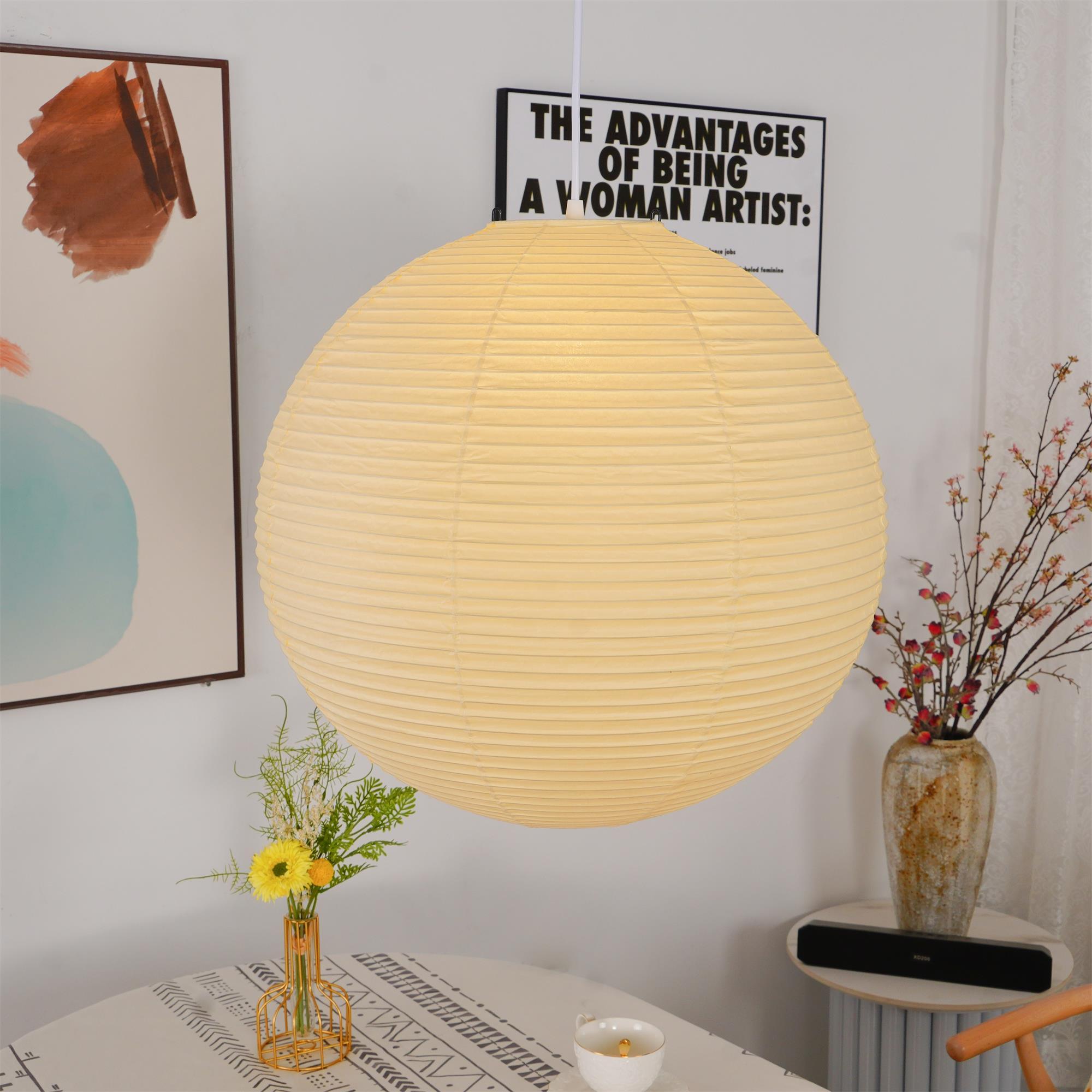 Kirei Studio Pendant Light Akari Inspired Mid Century Lamp