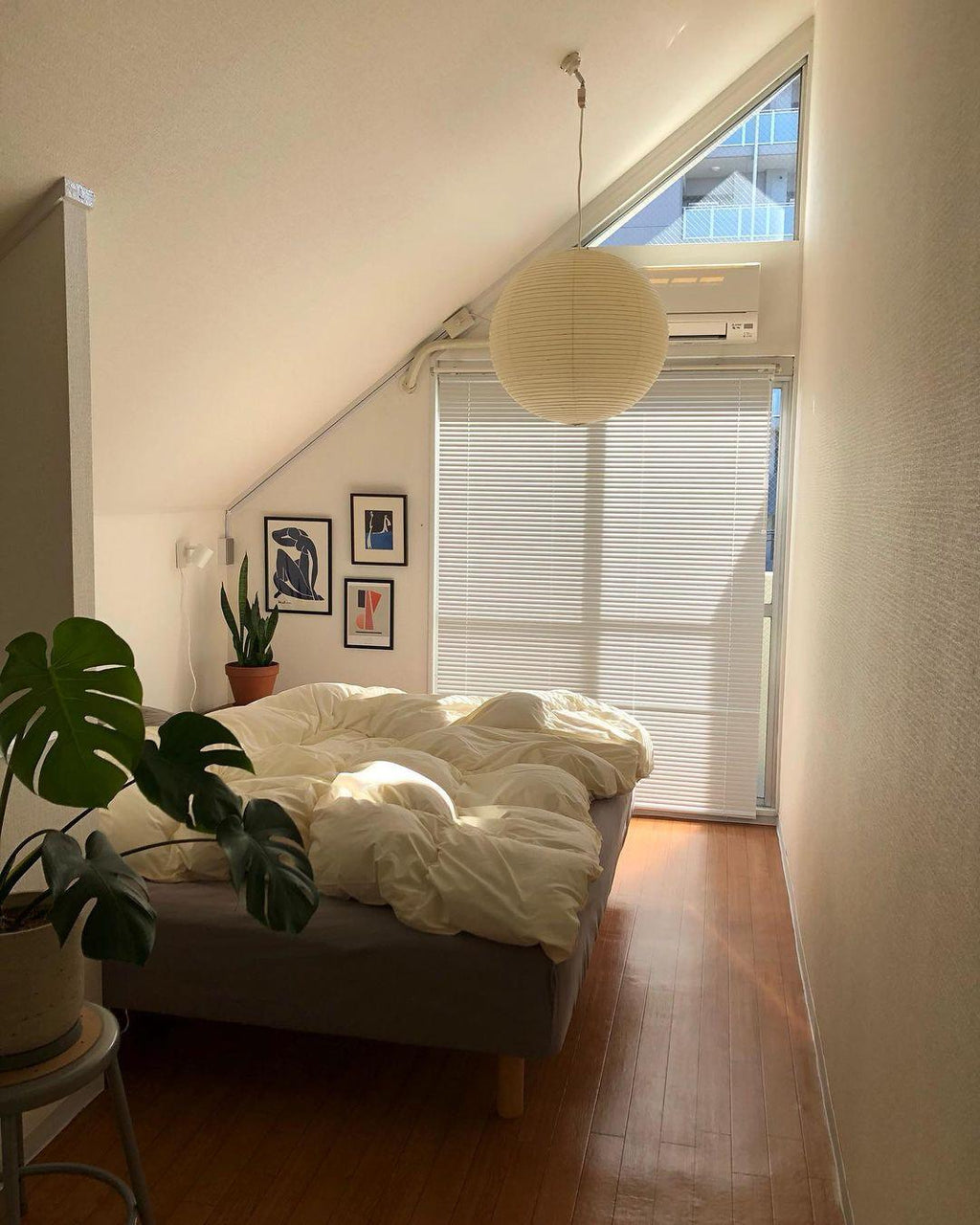 Hinori Airi Minimal Pendant Light With Simple Paper Shade