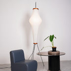 Kaze Rice Paper Floor Lamp - Japanese-Inspired Ambient Glow