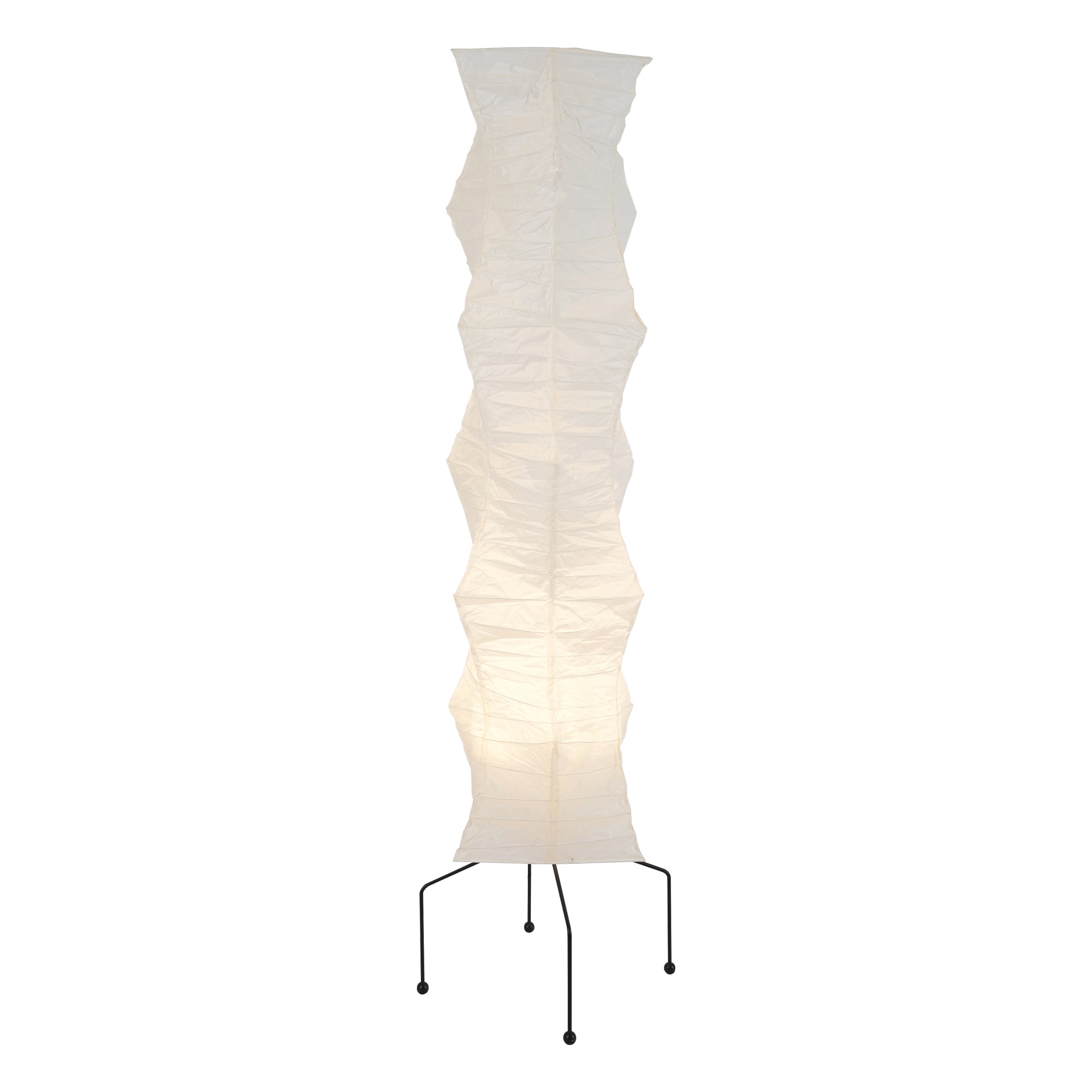 Kaze Rice Paper Floor Lamp - Japanese-Inspired Ambient Glow