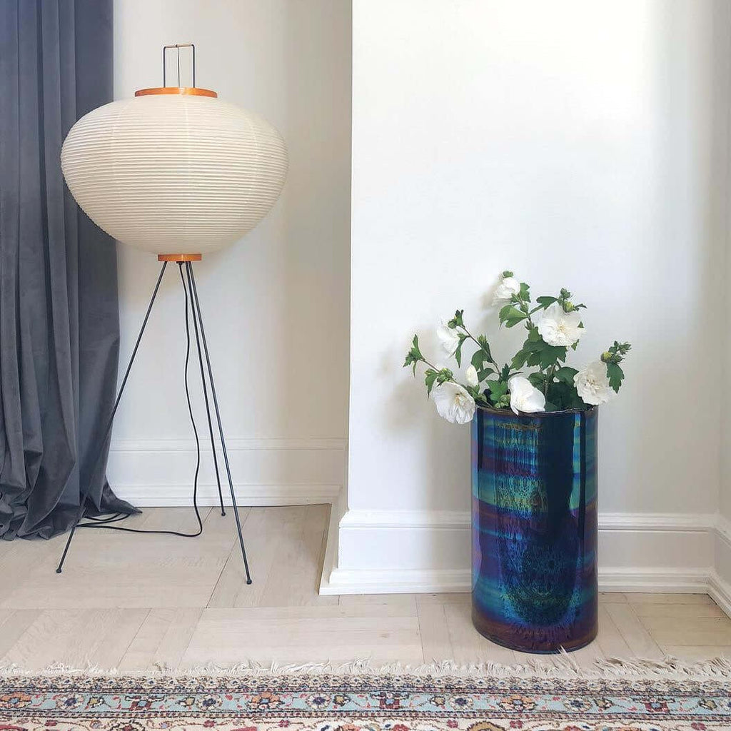 Kaze Rice Paper Floor Lamp - Japanese-Inspired Ambient Glow