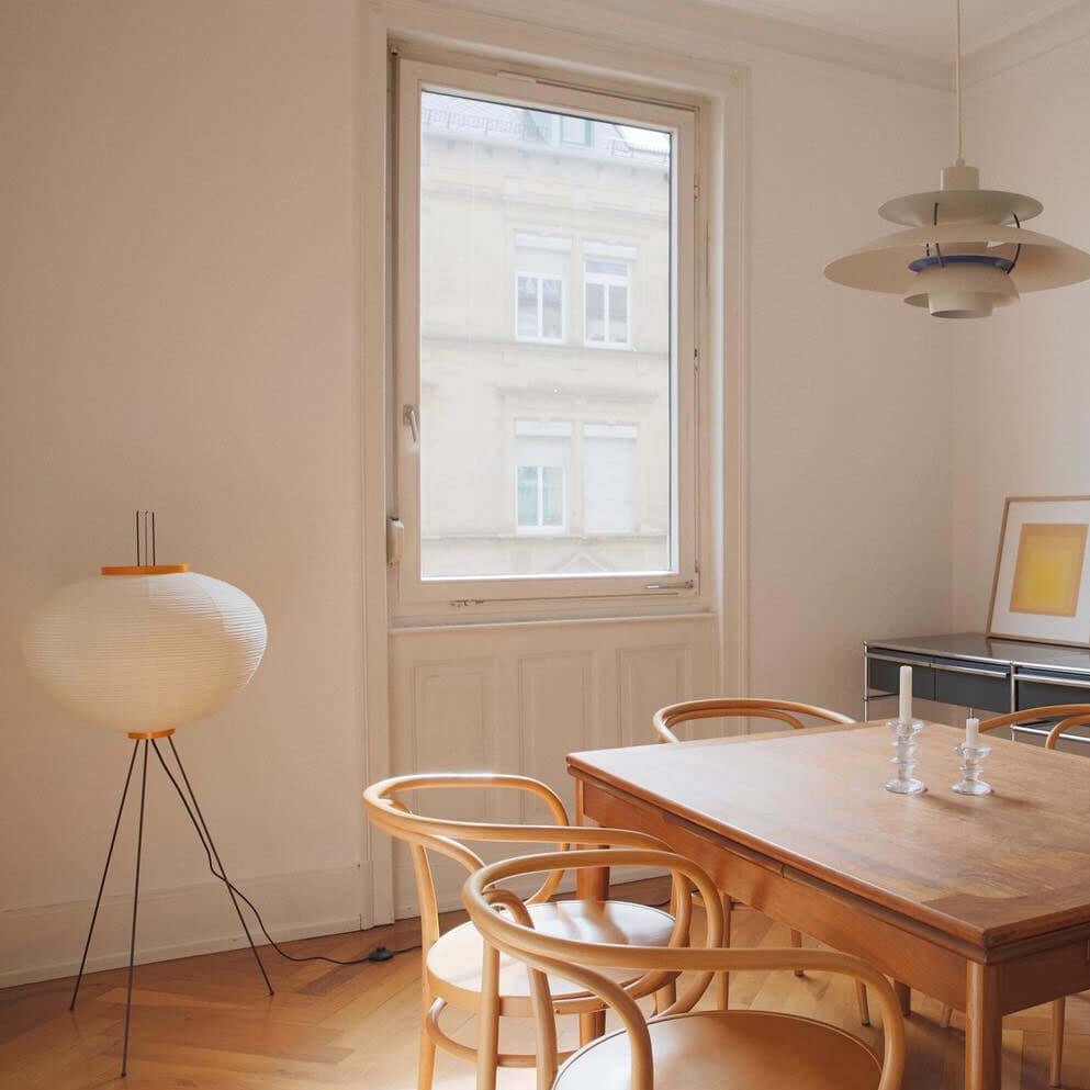 Kaze Rice Paper Floor Lamp - Japanese-Inspired Ambient Glow