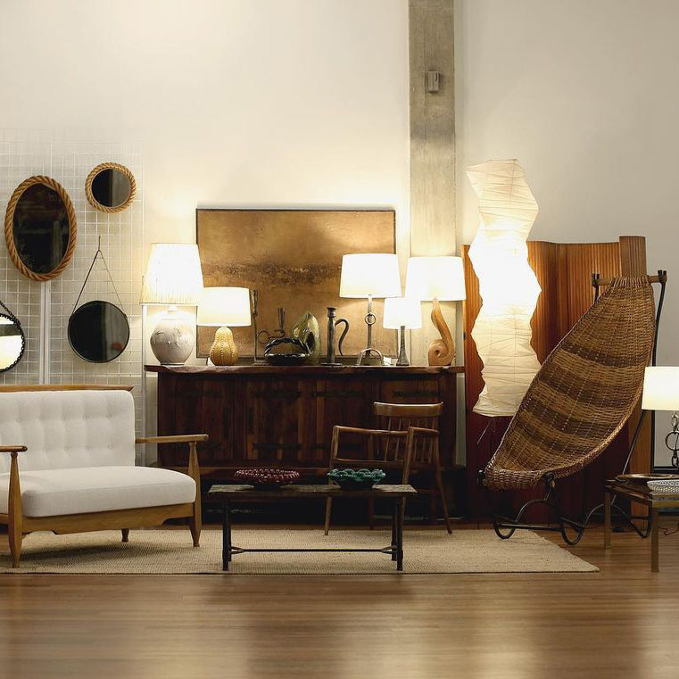 Kaze Rice Paper Floor Lamp - Japanese-Inspired Ambient Glow