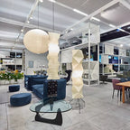 Kaze Rice Paper Floor Lamp - Japanese-Inspired Ambient Glow