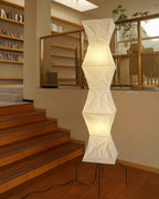 Kaze Rice Paper Floor Lamp - Japanese-Inspired Ambient Glow