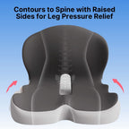 Alvara Orthopedic Memory Foam Seat And Back Support Cushion
