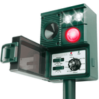 Solar Motion-Activated Animal Repellent – Adjustable Ultrasonic Deterrent for Gardens & Yards