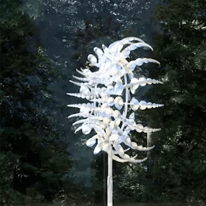 Paslanmaz Kinetik Metal Rüzgar Döndürücü Dış Mekan Bahçe Dekoru İçin
