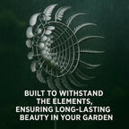 Anti Rust Kinetic Metal Wind Spinner Garden Decor Outdoor