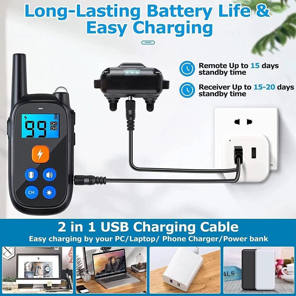 Collier Électronique Elite AeroPaw Pro Télécommande Anti-Aboiement pour Chiens