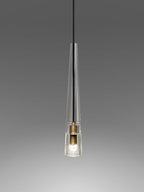 Lámparas colgantes LED de cristal K9 de cobre completo premium Asterra