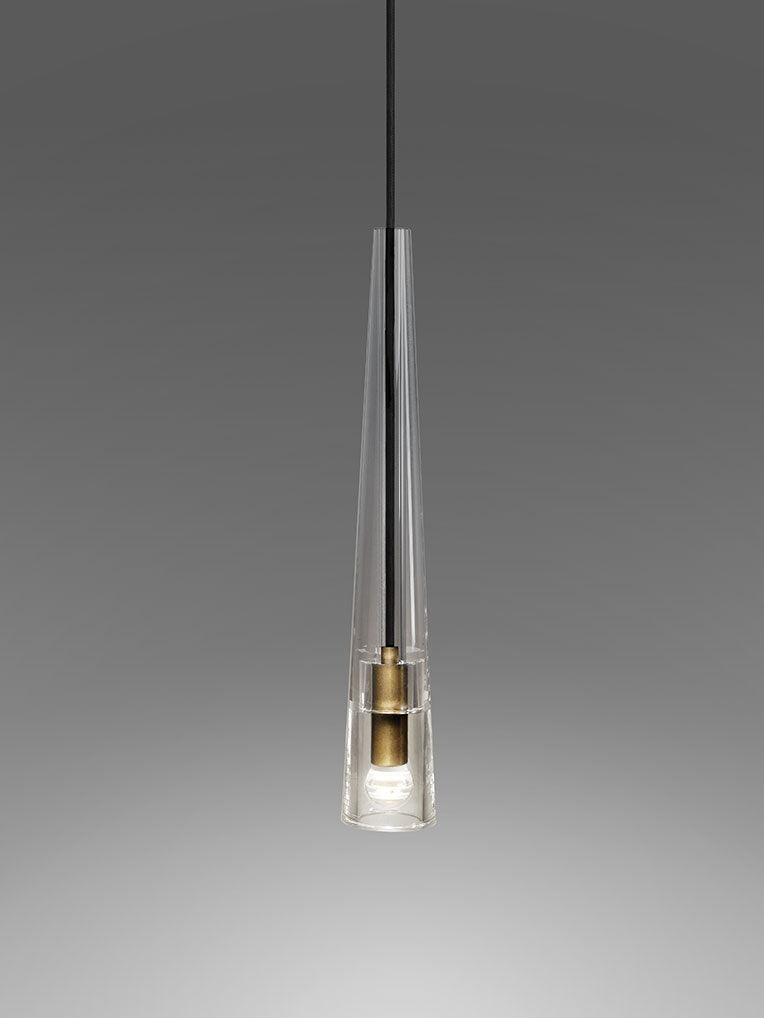 Lámparas colgantes LED de cristal K9 de cobre completo premium Asterra