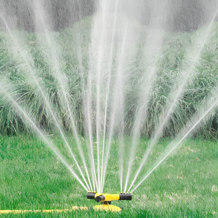 Zavlažovač AquaFlow 360 pro zahrady zajišťuje efektivní zavlažování