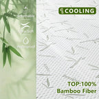 Cooling fitted sheet for fresh and comfortable sleep