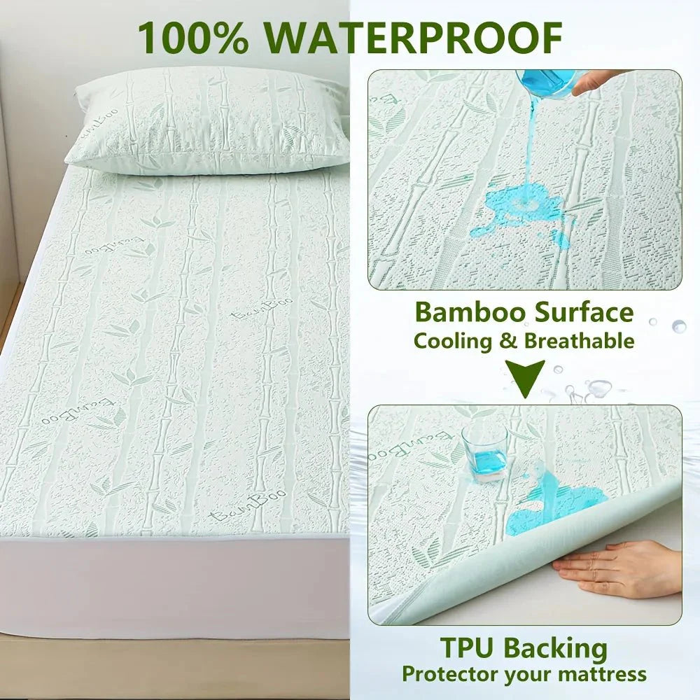 Cooling fitted sheet for fresh sleep comfort